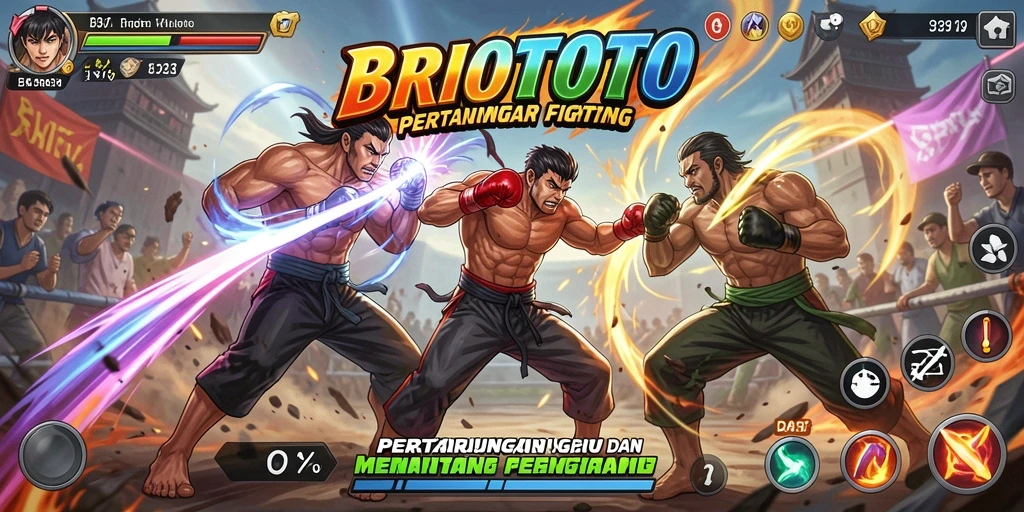 Gameplay seru dengan pertarungan karakter yang epik.
