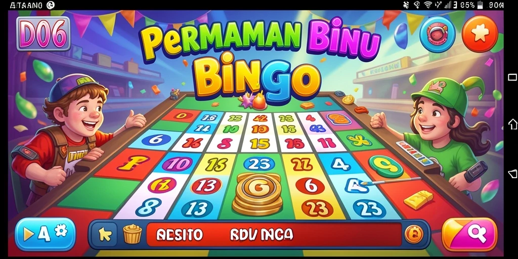 Tampilan menarik dari permainan Bingo D06 yang seru.