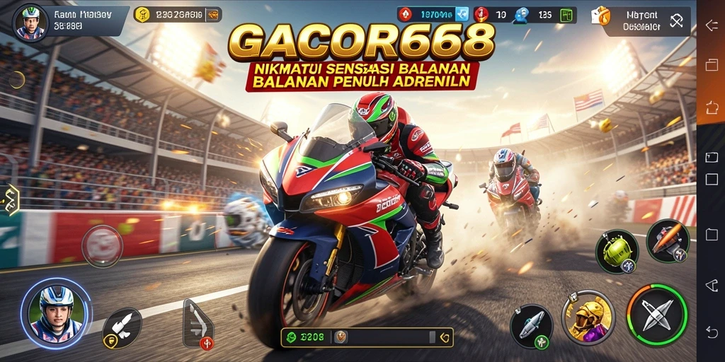 Tangkap momen seru balapan dalam GACOR668 dengan gameplay yang menegangkan.