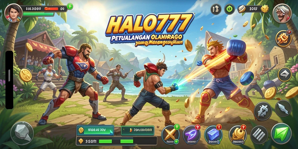 Tampilan gameplay HALO777 yang menarik dalam berbagai cabang olahraga.