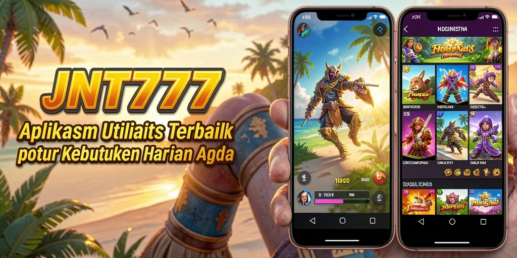 Screenshot JNT777 menampilkan antarmuka aplikasi utilitas yang intuitif.