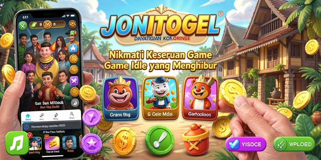 Tangkapan layar gameplay JONITOGEL yang menggambarkan pengalaman Idle yang seru.