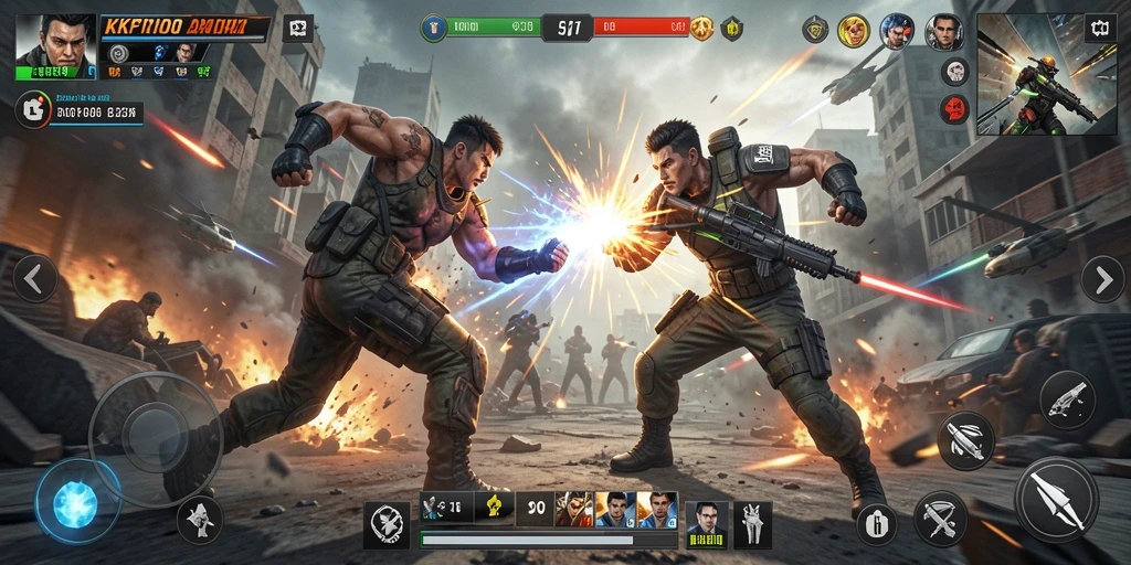 Tampilan gameplay KPK100 yang mendebarkan dan penuh aksi.