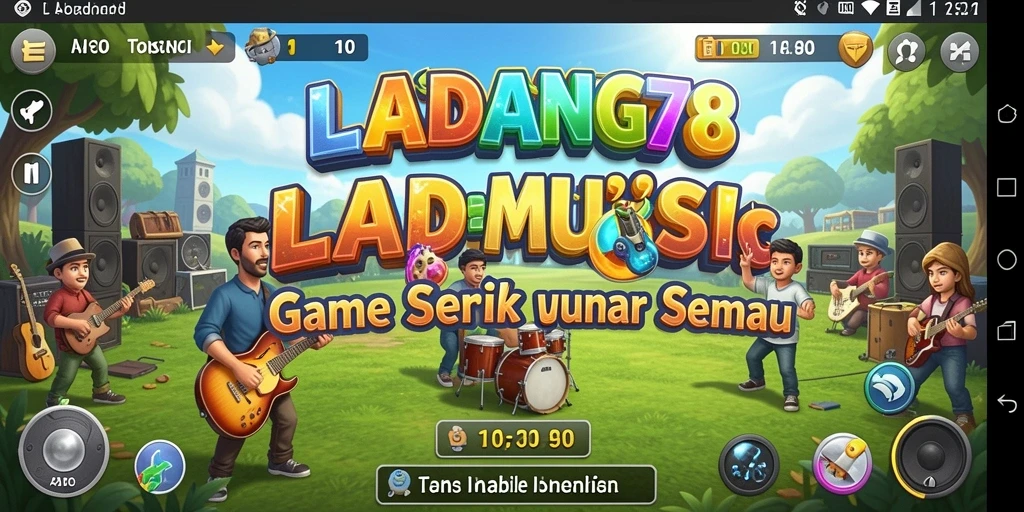 Tampilan menarik dari gameplay <strong>LADANG78</strong> dengan banyak pilihan lagu.