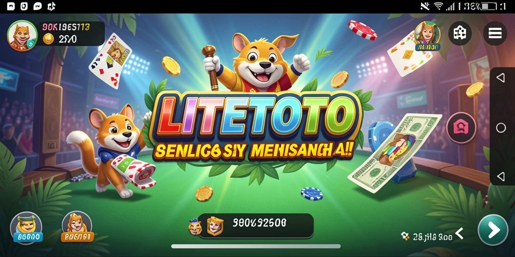 Gambaran seru gameplay LITETOTO yang menakjubkan.