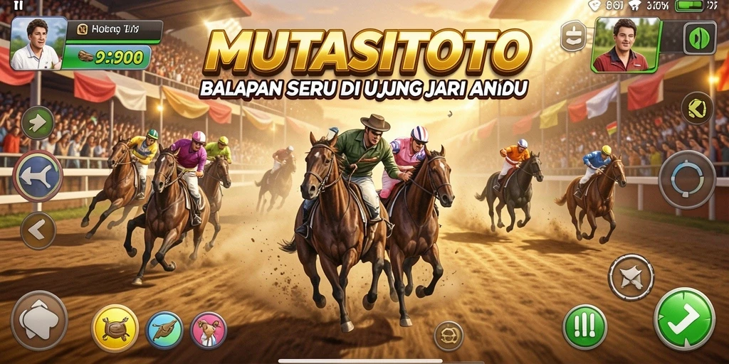Gameplay Racing MUTASITOTO yang mendebarkan dan penuh aksi.