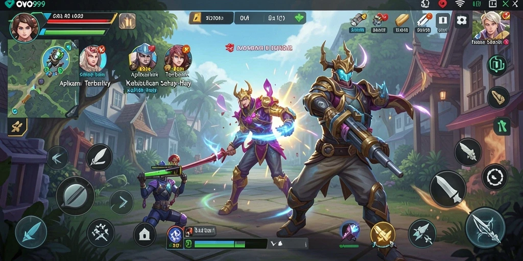 Screenshot utama OVO99 menampilkan fitur pengingat dan catatan.