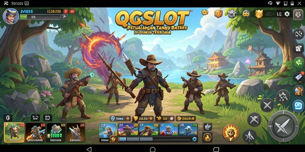Gameplay QQSLOT yang menarik di dunia terbuka.