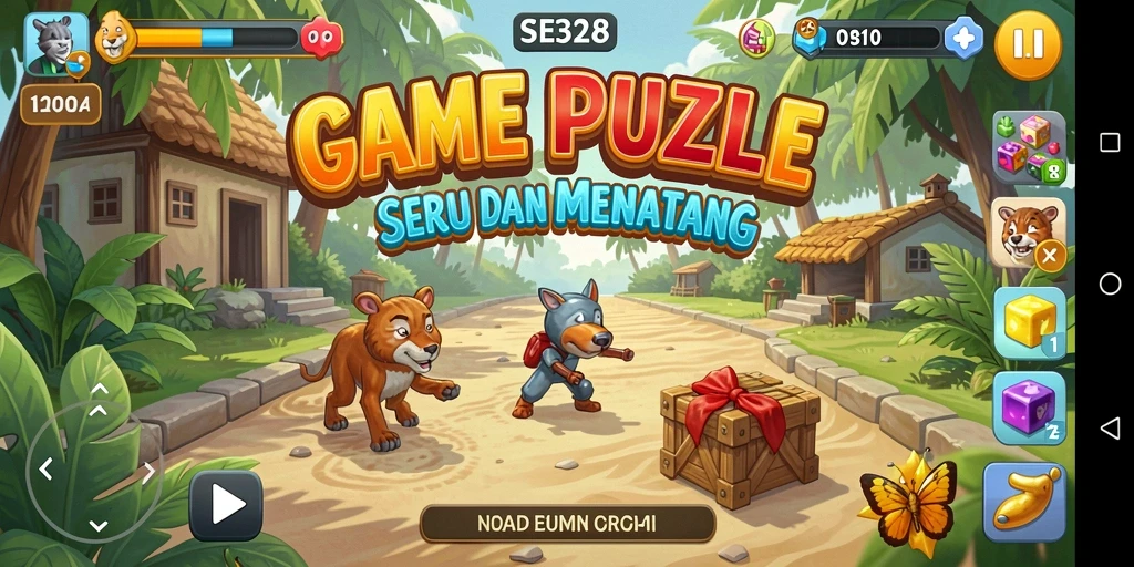 Screenshot SE328 menampilkan gameplay seru dari teka-teki yang menantang.
