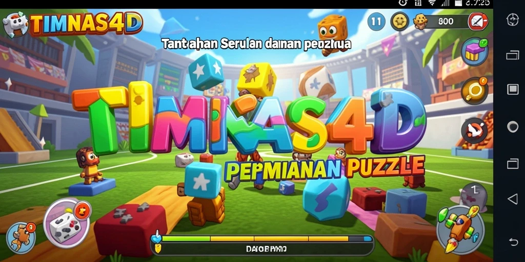 Tampilan gameplay TIMNAS4D saat menyelesaikan teka-teki puzzle yang menantang.