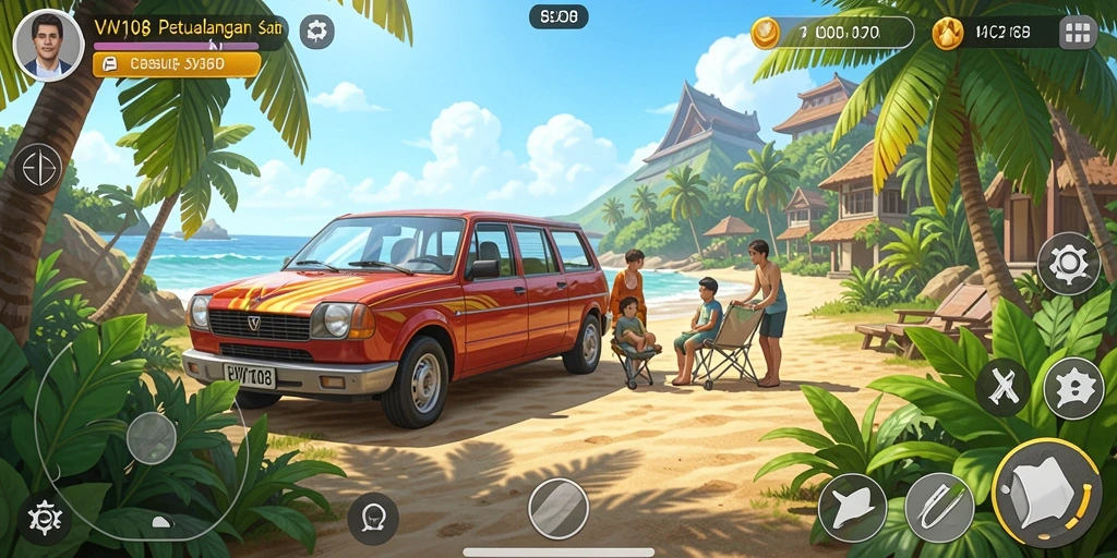 Tampilan gameplay VW108 yang seru dan menantang dalam kategori Casual.