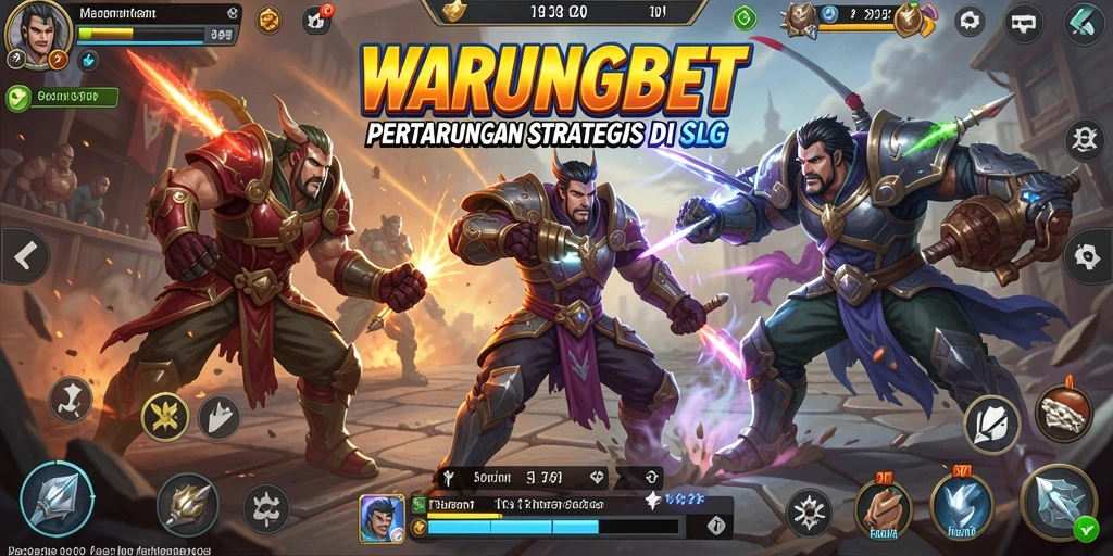 Gameplay seru dalam pertempuran SLG yang mendebarkan.