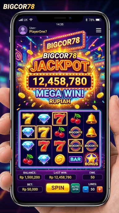 Tampilan utama pusat unduh bigcor78 yang menarik.